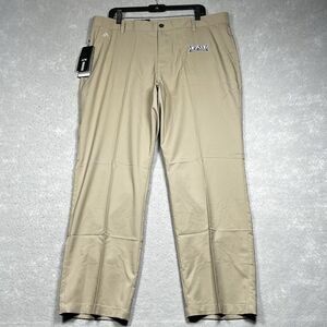 Adidas Florida Atlantic University Pants Golf SZ 38 Beige FAU Owls School Issued